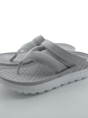 Vionic Restore II Recovery Thongs Gray Adjustable Women Size 12 Men Size 10.5
